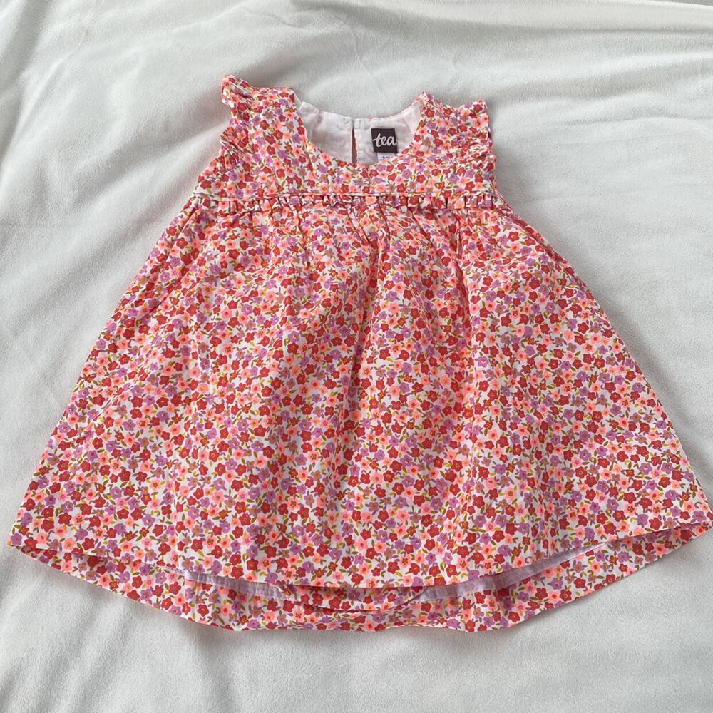 NEW Tea Collection Floral Dress & Bloomer Set